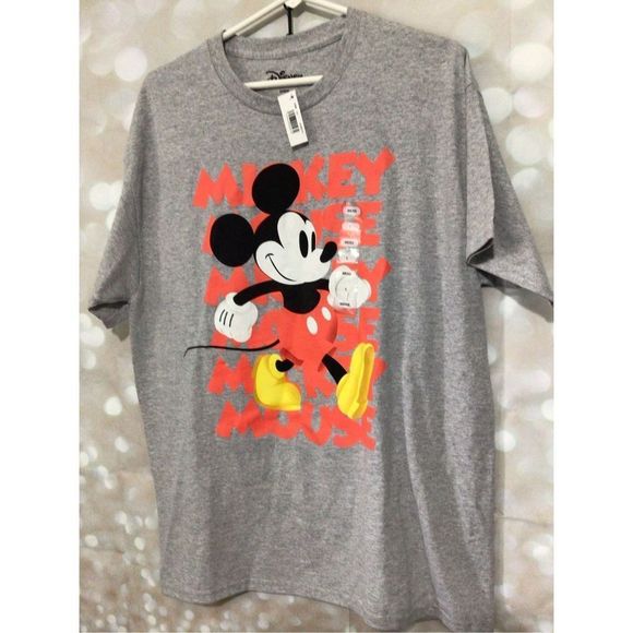 NWT DISNEY Mickey Mouse Men’s Size Large Unisex Tee New - Picture 1 of 14